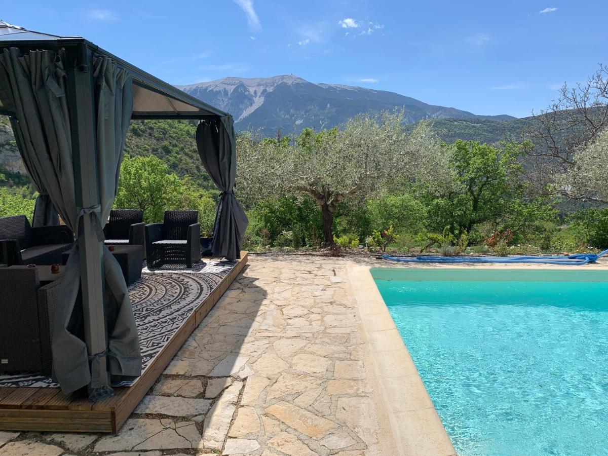 Font Nouvelle Maison De Charme Drome Provencale, 6 Ou 10 Personnes Avec Piscine Plaisians Eksteriør billede