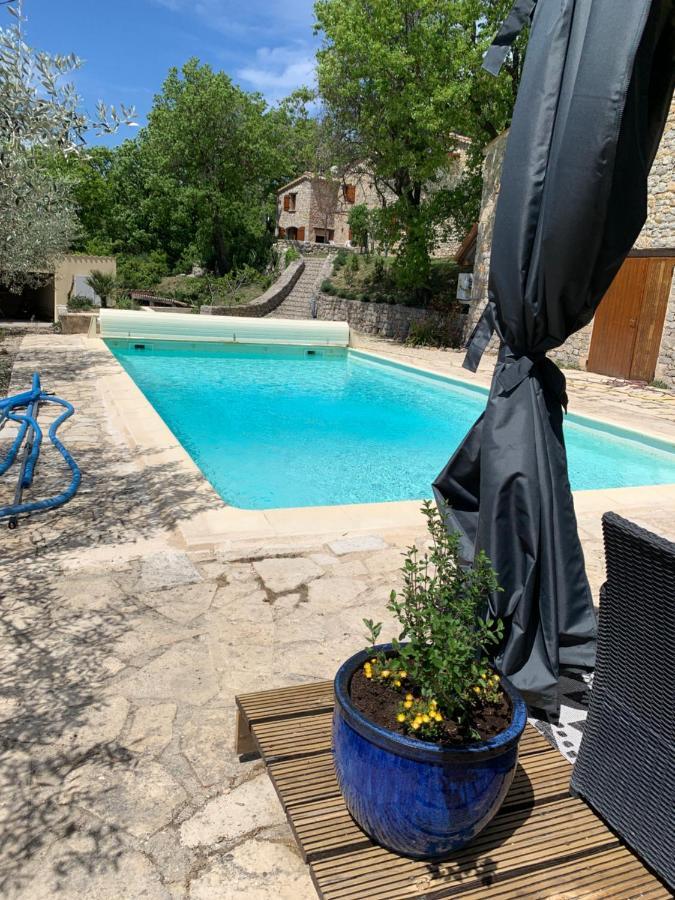 Font Nouvelle Maison De Charme Drome Provencale, 6 Ou 10 Personnes Avec Piscine Plaisians Eksteriør billede