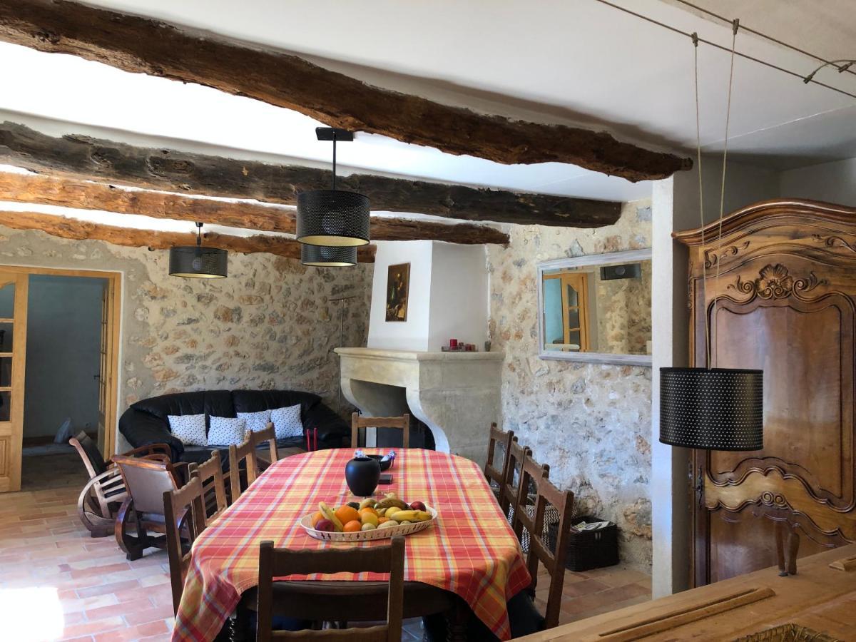 Font Nouvelle Maison De Charme Drome Provencale, 6 Ou 10 Personnes Avec Piscine Plaisians Eksteriør billede